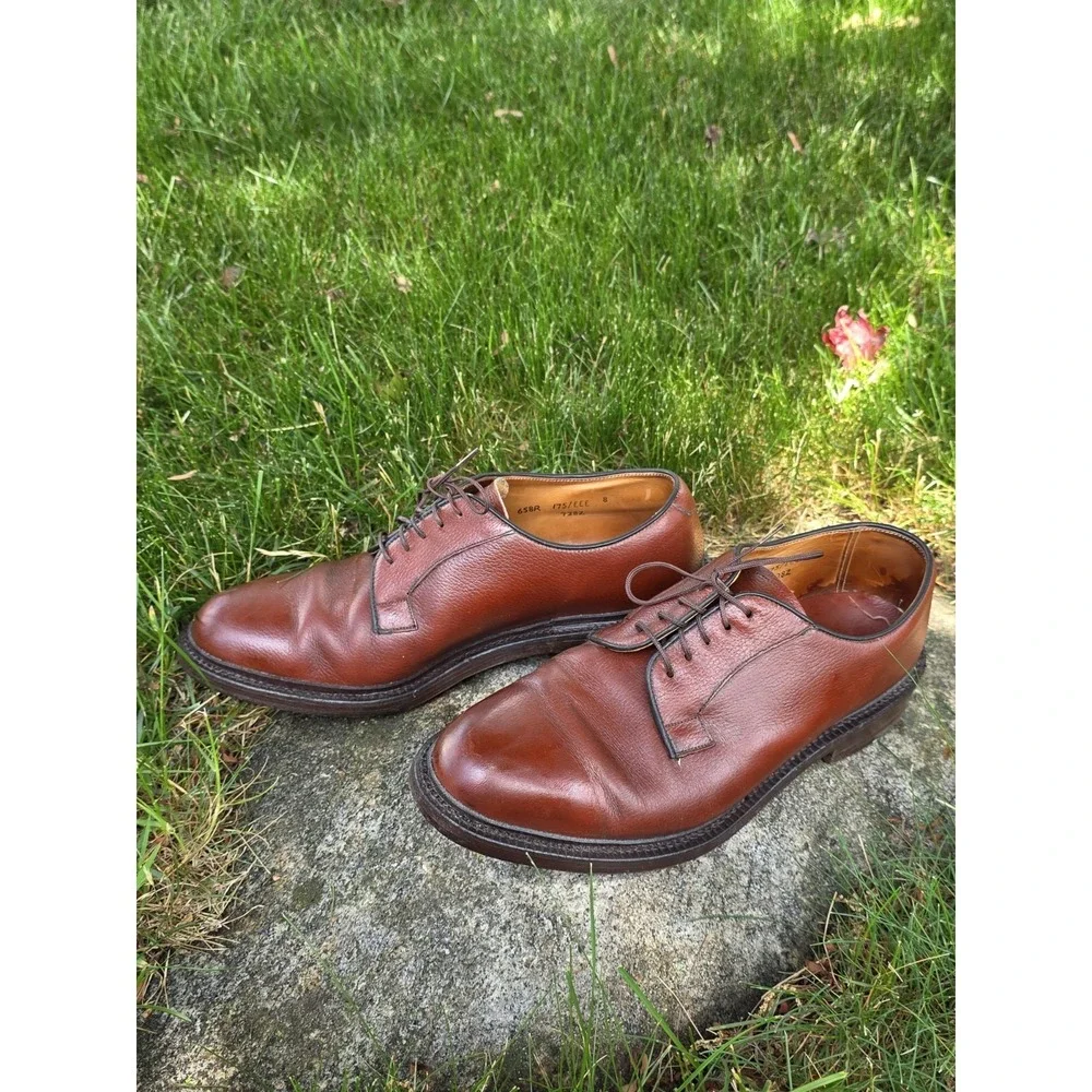 Size 9 -VTG Barrie LTD Booters Brown Leather Shoes Handcrafted In ENGLAND UK 8